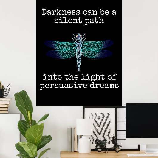 Poster Parole motivationnelle émotionnelle omniprésente (Bureau à domicile)