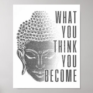 Poster Parole Spirituelle de Bouddha Cadeau de Bouddhisme