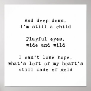 Poster Paroles arc-en-ciel