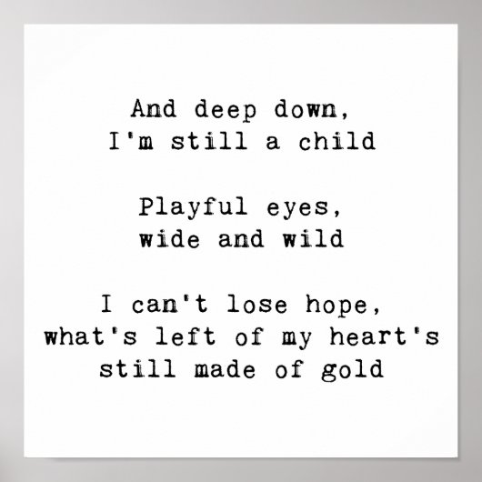 Poster Paroles arc-en-ciel (Devant)