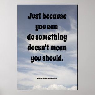 Poster Paroles de sagesse.