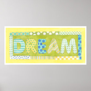 Poster Paroles Inspirantes par Megan Meagher   Rêve