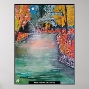 Poster Parque de San Vicente Peinture d'Alfred Fox