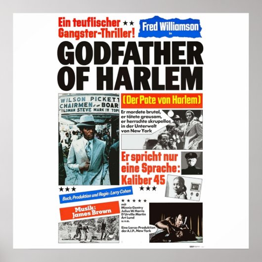 Poster Parrain de Harlem (Devant)