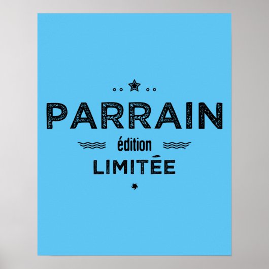 Poster Parrain édition limitée (Devant)