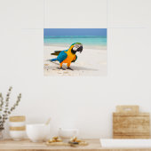 Poster Parrot de plage (Cuisine)