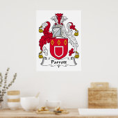 Poster Parrott Family Crest (Cuisine)