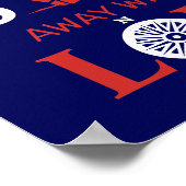 POSTER PARS AVEC MOI AMOUR (Coin)