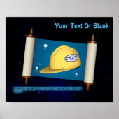 Poster Parshat Bereshit - Yesh M'ayn Construction Company (Devant)