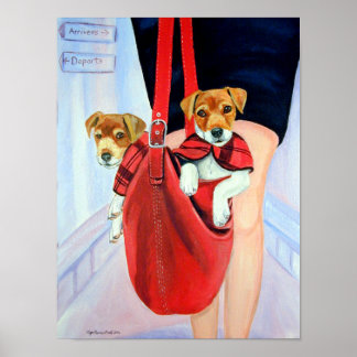 Poster Parson Jack Russell Terrier IMPRIMER