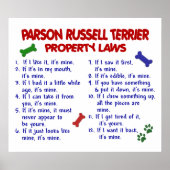 POSTER PARSON RUSSELL TERRIER PL2 (Devant)