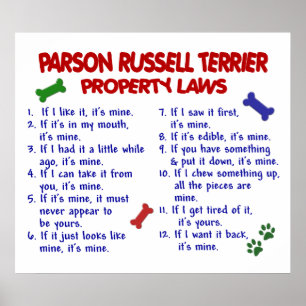 POSTER PARSON RUSSELL TERRIER PL2
