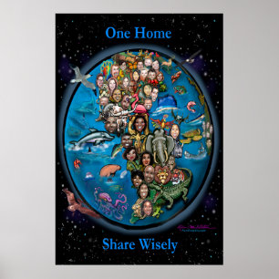 Poster Partage d'une maison