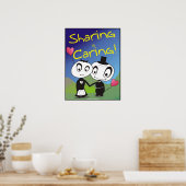 Poster Partager c'est prendre soin ! (Cuisine)