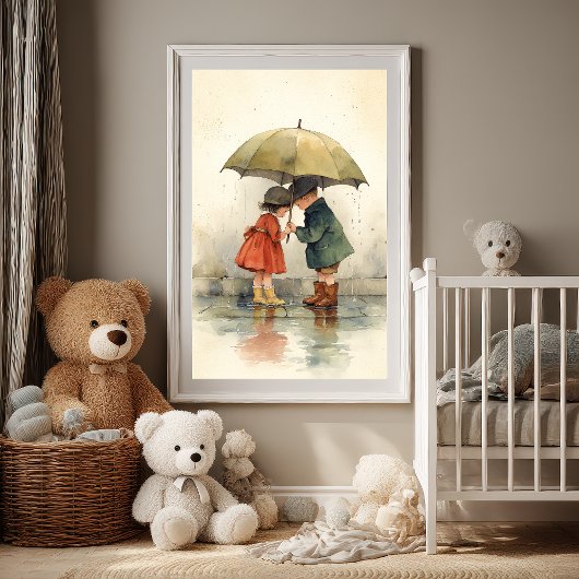 Poster Partager est l'expression de l'affection