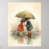 Poster Partager est un signe de considération (Devant)