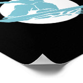Poster Partager Le Snowboard Gnar (Coin)