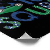 Poster Parte Squad Golf Amoureux Anniversaire Famille Mat (Coin)