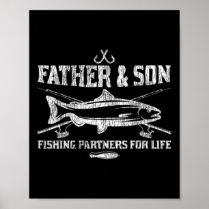 Poster Partenaire vintage Pour La Vie Père Son Papa Kid M