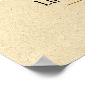 Poster "Partenaires de vie" Certificat de Mariage Floral  (Coin)