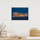 Poster Partenon. Athènes, Grèce (Cuisine)