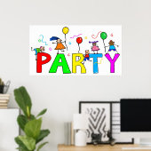 Poster Parti (Bureau à domicile)
