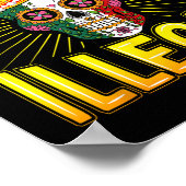 Poster Parti Cinco De Mayo Mexicain Je Sais Juste Illégal (Coin)