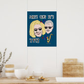 Poster Parti Comme en 1992 avec Bill et Hillary (Cuisine)