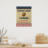 Poster Parti d'adieu du Corps des Marines des États-Unis  (Cuisine)