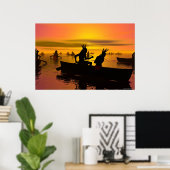 Poster Parti de guerre (Bureau à domicile)