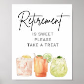 Poster Parti de la retraite signe favorable, la retraite  (Devant)