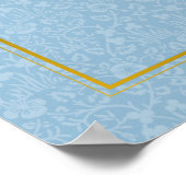 Poster Parti de retraite de l'Elégant Floral Moderne (Coin)