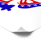 Poster Parti démocrate de surveillance des élections (Coin)