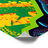 Poster Parti d'Halloween Zombie éffrayant (Coin)