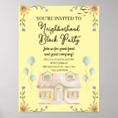 Poster Parti du bloc de quartier (Devant)