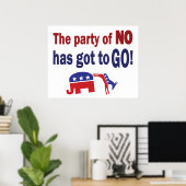 Poster Parti du Non (Bureau à domicile)