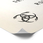 Poster Parti du serpent d'Halloween adulte (Coin)