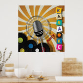 Poster Parti Karaoke (Cuisine)