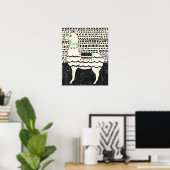 Poster Parti Llama (Bureau à domicile)