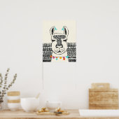 Poster Parti Llama - Portrait (Cuisine)