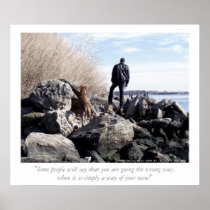 Poster parti mais jamais oublié