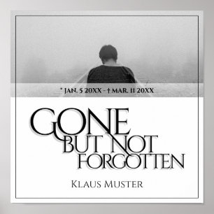 Poster Parti mais jamais oublié - Brillant