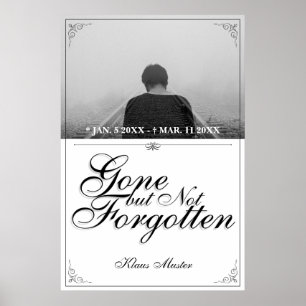 Poster Parti mais jamais oublié - Classique