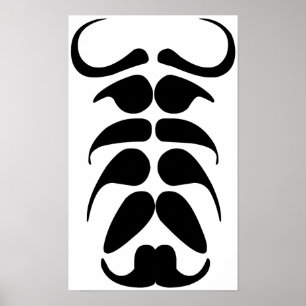 Poster Parti Moustache