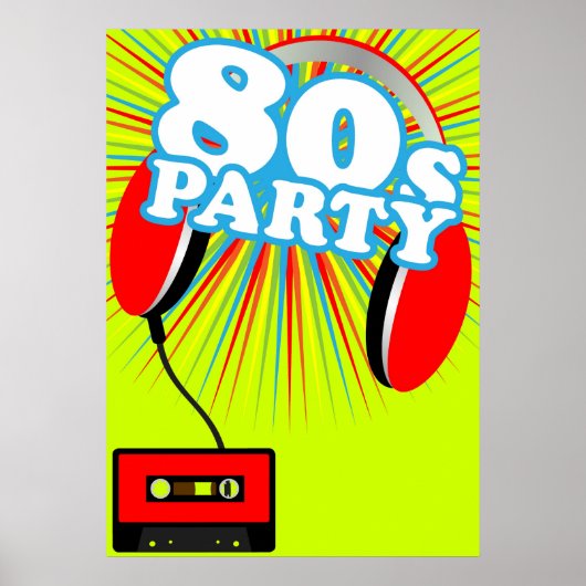 Poster Parti rétro (Devant)