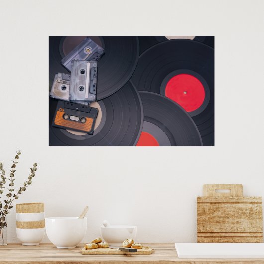 Poster Parti rétro (Cuisine)