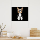 Poster Parti Yorkie Cute Art (Cuisine)