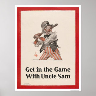 Poster Participez au jeu avec Oncle Sam