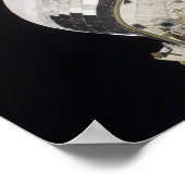 Poster Partie arrière de l'engin de navette spatiale (Coin)