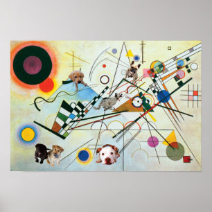 Poster Partie de composition VIII